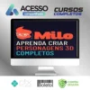Milo: Aprenda a Criar Personagens 3D Completos - Mascoteria School